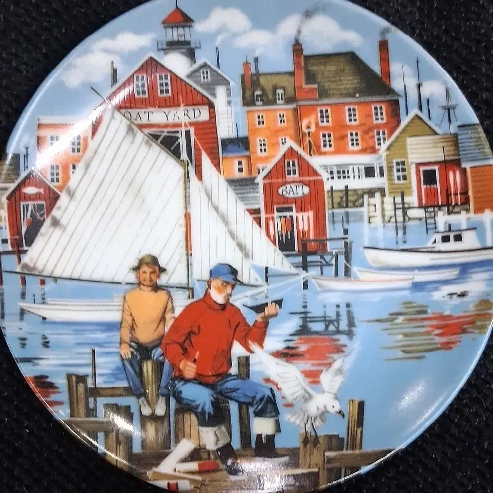 American Portraits Plate collection - 5‎ pc. Avon 1985